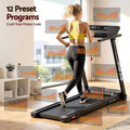 Everfit Electric Treadmill 450mm Foldable Home Gym Fitness Black