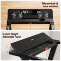 Everfit Electric Treadmill 450mm Foldable Home Gym Fitness Black