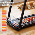 Everfit Electric Treadmill 450mm Foldable Home Gym Fitness Black