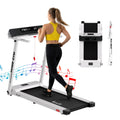 Everfit Electric Treadmill Foldable Home Gym Fitness 450mm White