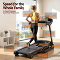 Everfit Electric Treadmill Auto Incline 480mm Home Gym Fitness Machine