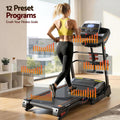 Everfit Electric Treadmill 480mm Home Gym Fitness Machine Massager