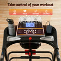 Everfit Electric Treadmill 480mm Home Gym Fitness Machine Massager