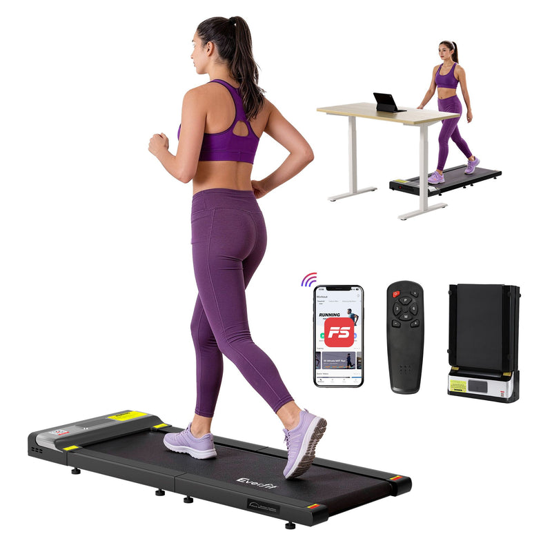 Everfit Electric Treadmill Foldable Under Desk Walking Pad Home