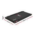 Everfit 4in1 Vibration Walking Pad Treadmill Under Desk 380mm Black