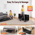 Everfit 4in1 Vibration Walking Pad Treadmill Under Desk 380mm Black