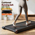 Everfit 4in1 Vibration Walking Pad Treadmill Under Desk 380mm Black