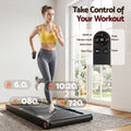 Everfit 4in1 Vibration Walking Pad Treadmill Under Desk 380mm Black