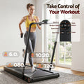 Everfit Walking Pad Treadmill 4in1 Vibration Under Desk 380mm Black