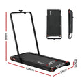 Everfit Walking Pad Treadmill 4in1 Vibration Under Desk 380mm Black