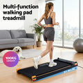 Everfit Walking Pad Treadmill 380mm Massage Black