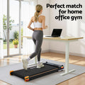Everfit Walking Pad Treadmill 380mm Massage Black