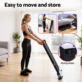 Everfit Walking Pad Treadmill 380mm Massage Black