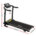 Everfit Electric Treadmill Foldable 370mm Home Gym Fitness Machine