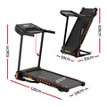 Everfit Electric Treadmill 390mm Incline Home Gym Fitness Equipment