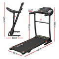 Everfit Electric Treadmill 400mm Incline Home Gym Fitness Equipment