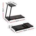 Everfit Electric Treadmill Foldable Incline Walking Pad Home Gym Black