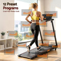Everfit Electric Treadmill Foldable Incline Walking Pad Home Gym Black