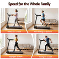 Everfit Electric Treadmill Foldable Incline Walking Pad Home Gym Black