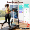 Everfit Electric Treadmill Foldable Incline Walking Pad Home Gym Black
