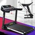 Everfit Electric Treadmill Auto Incline 450mm Home Gym Fitness