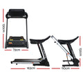 Everfit Electric Treadmill Auto Incline 450mm Home Gym Fitness