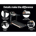 Everfit Electric Treadmill Auto Incline 450mm Home Gym Fitness