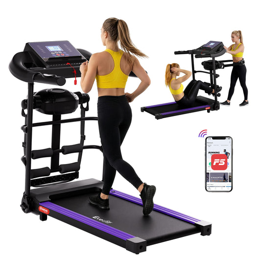 Everfit Treadmill Electric Home Gym Fitness Exercise Machine w/ Massager 400mm