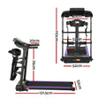 Everfit Electric Treadmill 400mm Home Gym Fitness Machine Massager