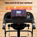 Everfit Electric Treadmill 400mm Home Gym Fitness Machine Massager