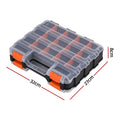 Giantz Tool Box Organizer 34 Compartment Small Parts Storage