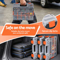 Giantz 3 Pack Tool Box Organizer Hardware Storage Small Parts