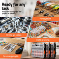 Giantz 3 Pack Tool Box Organizer Hardware Storage Small Parts