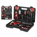 Giantz 70pc Tool Kit Set Hard Case Black Household Repair Box