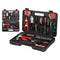 Giantz 70pc Tool Kit Set Hard Case Black Household Repair Box