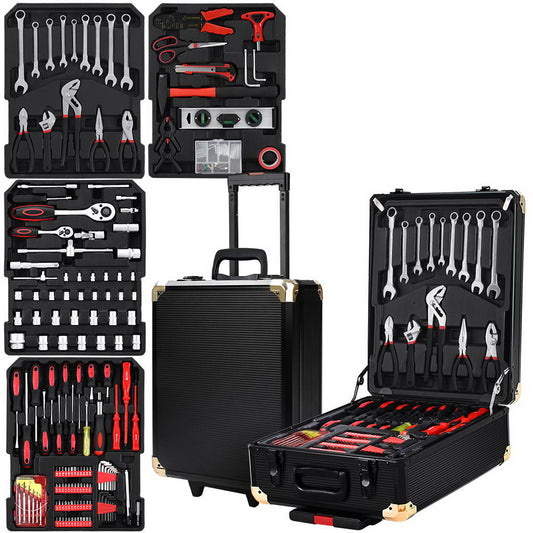 Giantz 816pcs Tool Kit Trolley Case Mechanics Box Toolbox