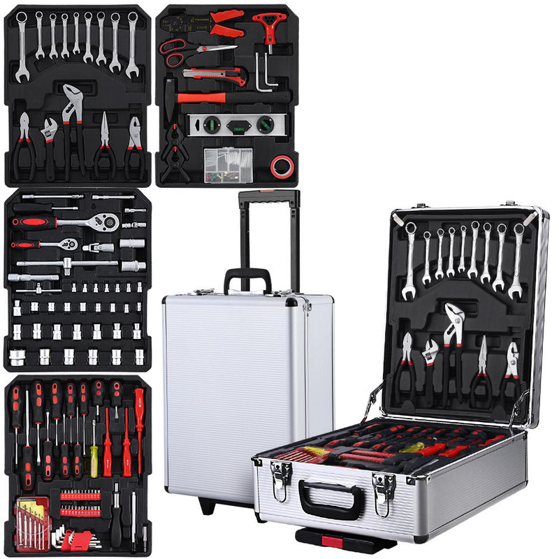 Giantz 786pcs Tool Kit Trolley Case Mechanic Toolbox Portable DIY