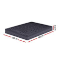 Giselle 3-Zone Pillowtop Mattress Topper DOUBLE 1000GSM 45cm