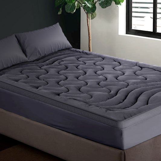 Giselle 3-Zone Pillowtop Mattress Topper KING 1000GSM 45cm