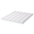 Giselle Bedding 1500GSM Bamboo Pillowtop Mattress Topper 10cm Thick Pad for Back Pain Relief, High Loft Cooling Underlay for Dorm & Guest Bed, 45cm Deep Pocket King