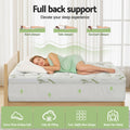 Giselle 1500GSM Bamboo Mattress Topper Pillowtop 11cm DOUBLE 45cm Pocket