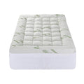 Giselle 1500GSM Pillowtop Mattress Topper Bamboo 11cm KING SINGLE