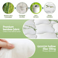 Giselle 1500GSM Pillowtop Mattress Topper Bamboo 11cm KING SINGLE