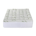Giselle Bamboo Mattress Topper 1500GSM Pillowtop QUEEN 11cm Deep