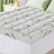 Giselle Bamboo Mattress Topper 1500GSM Pillowtop QUEEN 11cm Deep