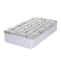 Giselle 1500GSM Pillowtop Mattress Topper Bamboo Single 11cm