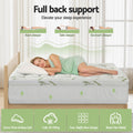 Giselle 1500GSM Pillowtop Mattress Topper Bamboo Single 11cm
