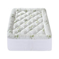 Giselle 5cm Pillowtop Mattress Topper KING SINGLE 1000GSM Bamboo
