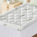 Giselle 5cm Pillowtop Mattress Topper KING SINGLE 1000GSM Bamboo