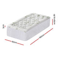 Giselle Bamboo Mattress Topper Single 5cm 1000GSM Pillowtop Cooling Pad